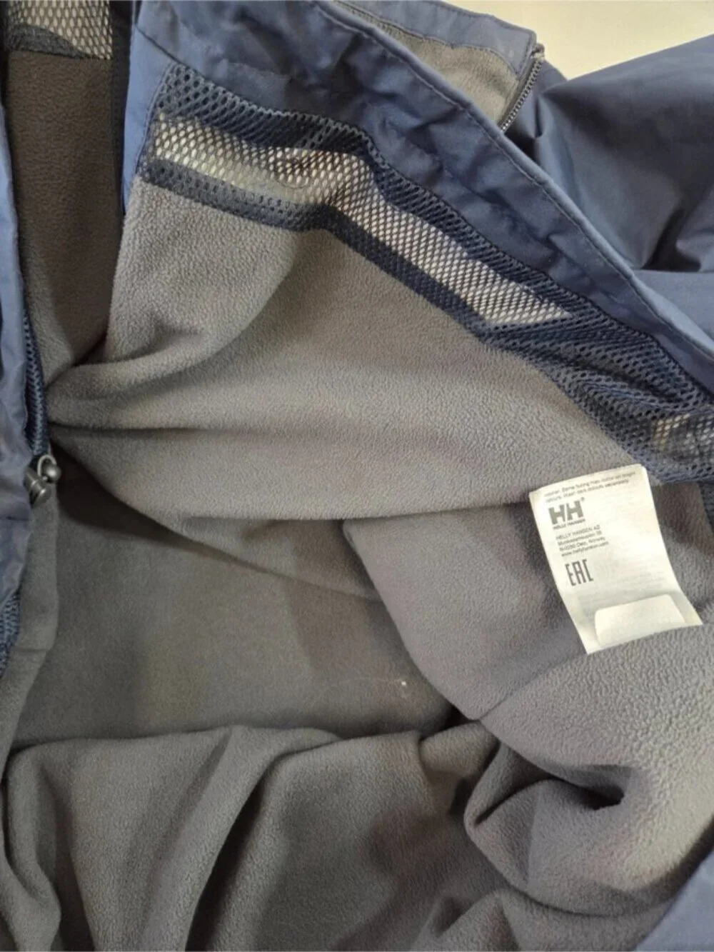 Helly Hansen Mens Midlayer Jacket Blue Size 4XL Big & Tall